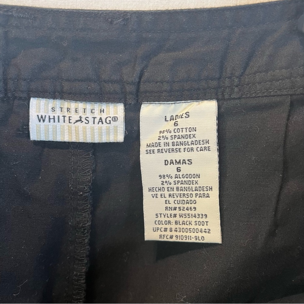White Stag, Women's Black Mini Skirt, Size 6 - Picture 7 of 8